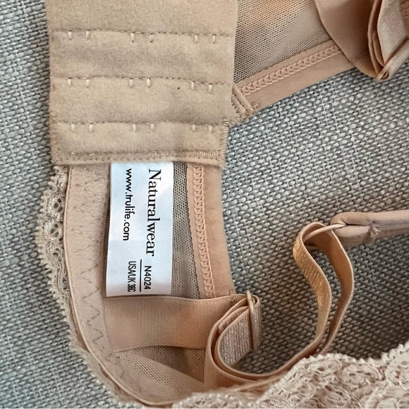 Mastectomy Bra - NATURALWEAR N4024 36C - Wire Free Nude NEW - Picture 8 of 11